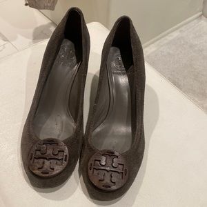 Tory Burch suede wedge